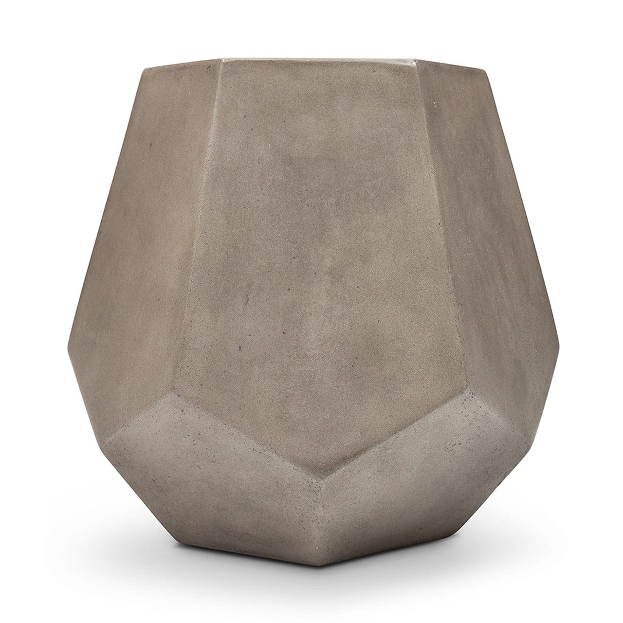Faceted Side Concrete Table & Stool - Image 3