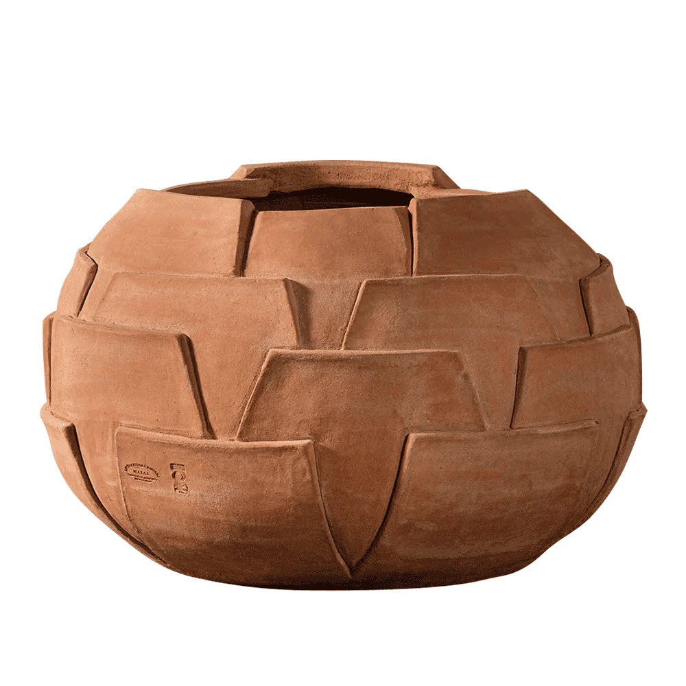 Italian Terra Cotta Cardoon Thistle Pot - Image 5